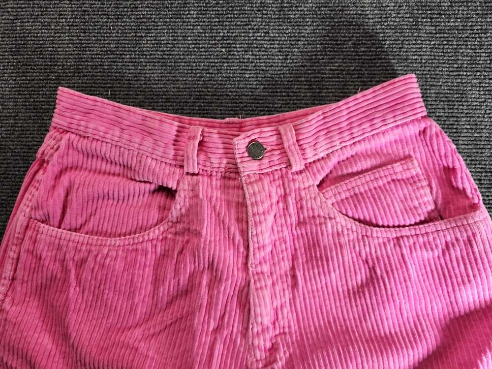 Vintage Pink Corduroy High-Waisted Pants Size 9/10